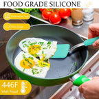 Silicone Cookie Spatula Turner 2 Pack Mini Brownie Spatula Flexible Kitchen - Image 3