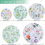 5 Pieces Bowl Covers Reusable, 5 Size Elastic Cloth Bowl Covers - Image 2