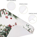 Christmas Dish Drying Mat 18 x 24 inch Winter Christmas Tree Pine Trees - Image 3