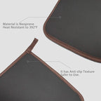 2Pcs Cotton and Neoprene Oven Pads Pot Holders - Image 4