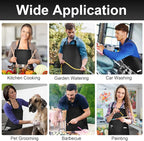 Gotega Waterproof Rubber Vinyl Apron Adjustable Dishwasher Apron - Image 6