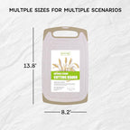 Cutting Board for Kitchen, Wheat Straw Fiber Cutting Board, Dish Washer Safe - Image 3