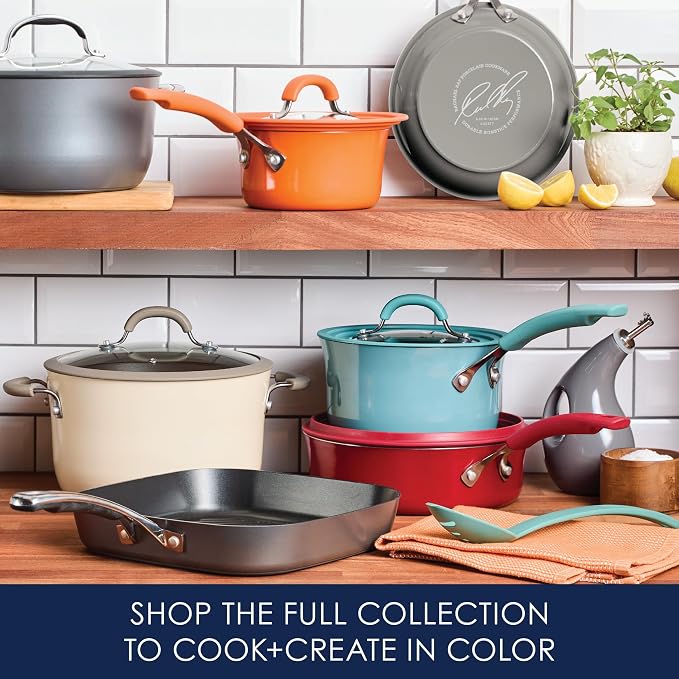 Rachael Ray Cook + Create Nonstick Frying Pan/Skillet, 8.5 Inch - Image 7