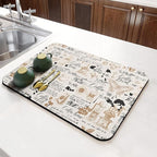 Coffee Mat 23inx15in, Coffee Bar Mat - Image 3
