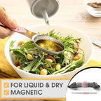 Spring Chef Stainless Steel Magnetic Measuring Spoons Set of 8 - Image 6