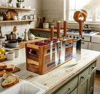 Wooden Kitchen Utensil Holder Organizer - Image 8