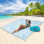 HIHOHO Beach Blanket Waterproof Sandproof Extra Large Beach Mat 79" X - Image 5