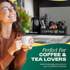 Vinvoli Coffee Station Organizer – Premium 2025 All-in-One Coffee Bar & Tea - Image 7