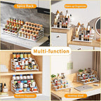 RCHYFEED Spice Rack Organizer for Cabinet, 4 Tier Spice Organization for - Image 6