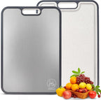 3 in 1 Titanium Cutting Board for Kitchen – Large 16”×11” Double-Sided Food by Unknown