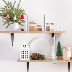 Acrylic Shelf Dividers for Closet Organization, Adjustable Acrylic Bookshelf - Image 2