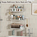 Godboat Bathroom Organizers and Storage, 3-Tier Over The Toilet Storage - Image 7