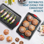 Baking Sheet Set, 2-Piece Large Cookie Sheet Set - Image 7