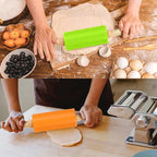 4 Pack Mini Rolling Pin for Kids, 9 Inch Wooden Handle Rolling Pin Non-Stick - Image 7