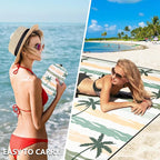 HIHOHO Beach Blanket Waterproof Sandproof Extra Large Beach Mat 79" X - Image 4