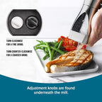 Trudeau Stainless Steel Manual 2-in-1 Salt and Pepper Mill - Image 6