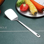 Stainless Steel Spatulas, Berglander Solid Turner, Barbecue Metal Spatulas - Image 2
