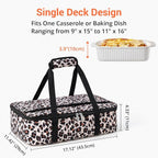 Insulated Casserole Carrier Portable Food Tote - Image 2