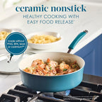 Rachael Ray Cucina Ceramic Nonstick Saute Pan - Image 3