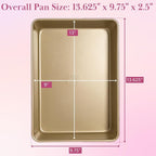 Paris Hilton Nonstick Carbon Steel Bakeware Collection, 13-Inch x 9-Inch - Image 5