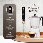 Zulay Kitchen Rechargeable Milk Frother Handheld - Image 4