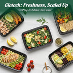 Glotoch Meal Prep Containers 32oz 50 Pack - Image 4