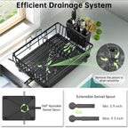 Dish Drying Rack, Dish Racks for Kitchen Counter, Detachable Dish Drainer - Image 4