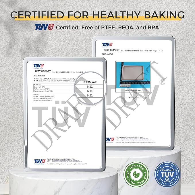 HONGBAKE Baking Sheet Pan Set, Cookie Sheets - Image 2