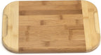 Lipper International Bamboo Wood Two-Tone Kitchen Cutting and Serving Board - Image 4