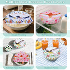 5-Size Reusable Beeswax Bowl Covers - Image 5