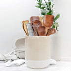 RedCall Kitchen Utensils Holder Large, Ceramic Utensil Organizer - Image 7