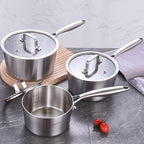 LOLYKITCh Tri-Ply 3 QT Stainless Steel Saucepan - Image 7