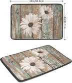Giwawa Rustic Daisy Board Dish Drying Mat - Image 2