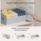 Homsorout Large Closet Organizers and Storage Bins - Image 4