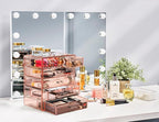 Sorbus Acrylic Makeup Organizer Set, 6-Drawer Vanity & Countertop Cosmetic - Image 2