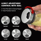 Shatterproof Glass Salt and Pepper Shakers Set Leak & Moisture Proof - Image 6