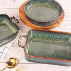 12" X 9" Porcelain Rectangular Casserole Dishes - Image 7
