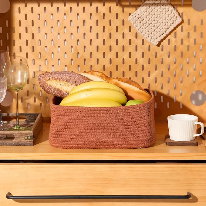 MiniArk Small Storage Baskets for Organizing | Closet Organizer Bins | Shelf - Image 5