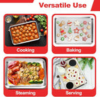 Baking Sheet, Stainless Steel Cookie Sheet Baking Pan Tray - Image 5