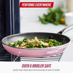 Blue Diamond 8" Nonstick Frying Pan Skillet, Ceramic Diamond Infused PFAS-Free - Image 6