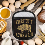 LEVLO Funny Pig Pork BBQ Grill Oven Mitt - Image 2