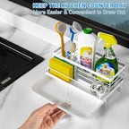 Cisily Sink Caddy Organizer, Kitchen Sink Accessories - Image 4