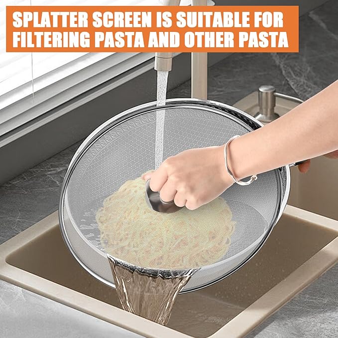 2-Pack Splatter Screens for Frying Pan - Image 5