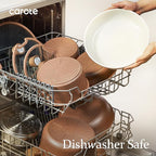 CAROTE 25-Piece Ceramic Cookware Set, Nonstick Pots and Pans Set - Image 7