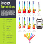 11-Piece Rainbow Silicone Spatula Bundle - Image 2