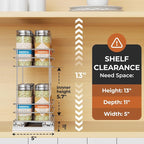 Mystozer Pull Out Spice Rack Organizer - Image 2