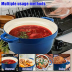 CUKOR 7QT Dutch Oven Pot With Lid, Enameled Cast Iron Dutch Ovens - Image 6