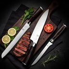 imarku 3 Piece Knife Set, Professional Japanese High Carbon Stainless Steel - Image 3