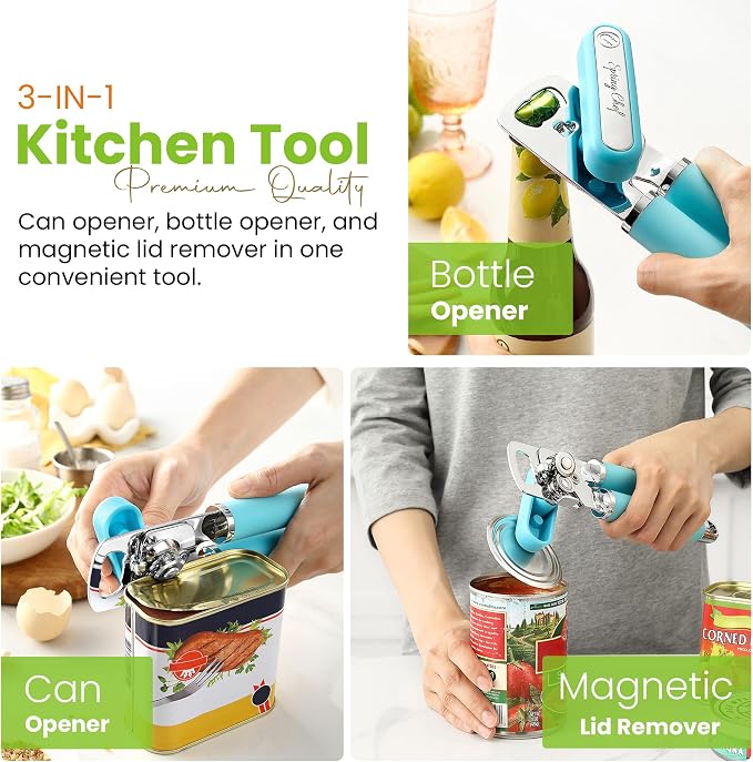 Spring Chef Stainless Steel Can Opener - Image 4