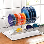 Youeon Foldable Dish Drying Rack - Image 7